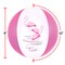 12" Pink Flamingo Party Pack Inflatable Beach Balls - Beach Pool Pink / Flamingo Themed Party Toys (12 Pack)